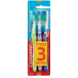 מברשות קולגייט אקסטרה קלין 3 יחידות - מבית Colgate