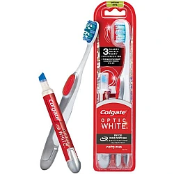 קולגייט אופטיק וייט מברשת ועט הלבנה מובנה - מבית Colgate
