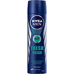 ניוואה דאודורנט ספריי פרש אושן לגבר 150 מ''ל - מבית NIVEA
