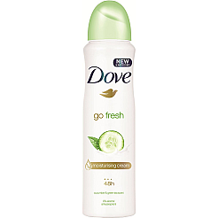 דאב דאודורנט ספריי לאישה מלפפונים ותה ירוק 150 מ"ל - מבית DOVE