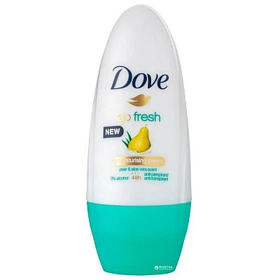 דאב דאודורנט רול-און לאישה בניחוח אגס 50 מ"ל - מבית DOVE