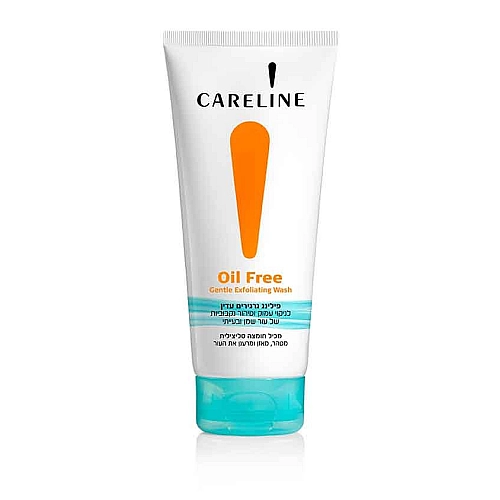 קרליין Oil Free פילינג לפנים גרגירים עדין לעור שמן ובעייתי 200 מ”ל - ממית CARELINE