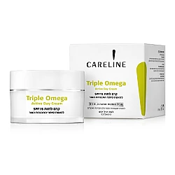 קרליין Triple Omega קרם יום פעיל 15 SPF אומגה 50 מ"ל - מבית CARELINE