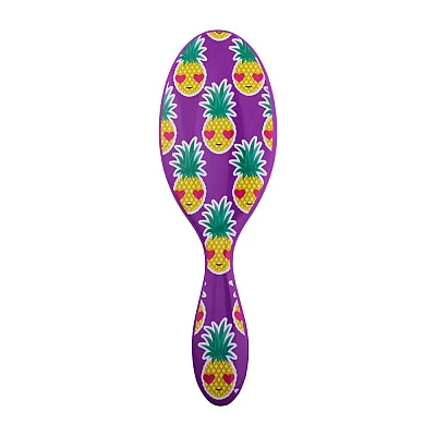 המברשת רטובה המופלאה להתרת קשרים סדרה שיער שמח אננס צבע סגול - מבית Wet Brush