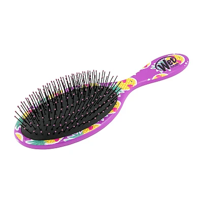 המברשת רטובה המופלאה להתרת קשרים סדרה שיער שמח אננס צבע סגול - מבית Wet Brush