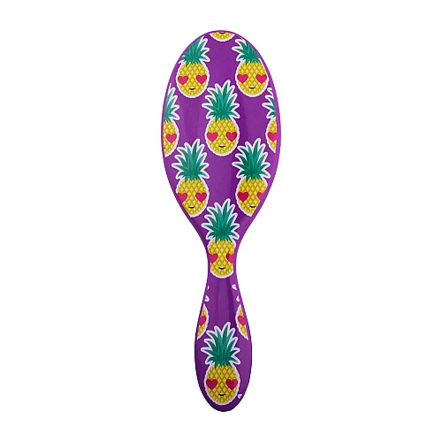 המברשת רטובה המופלאה להתרת קשרים סדרה שיער שמח אננס צבע סגול - מבית Wet Brush