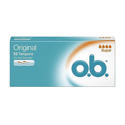 או בה טמפונים ללא מוליך סופר 32 יחידות - מבית O.B.
