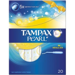 טמפקס טמפונים פרל עם מוליך רגולר 20 יחידות - מבית TAMPAX