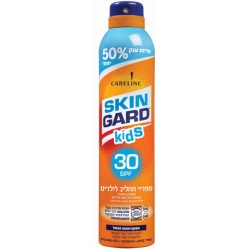 סקין גארד KIDS ספריי תחליב SPF30 לילדים 300 מ"ל - מבית SKIN GARD