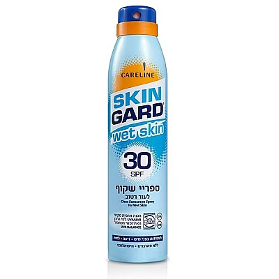 סקין גארד ספריי הגנה עור רטוב SPF30 ווט סקין 200 מ"ל - מבית SKIN GARD