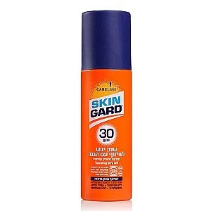 סקין גארד שמן יבש לשיזוף עם הגנה SPF30 ספרי 200 מ"ל - מבית SKIN GARD
