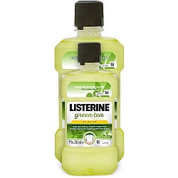 ליסטרין שטיפת פה ללא אלכוהול תמצית תה ירוק 500 מ"ל + 250 מ"ל - מבית LISTERINE