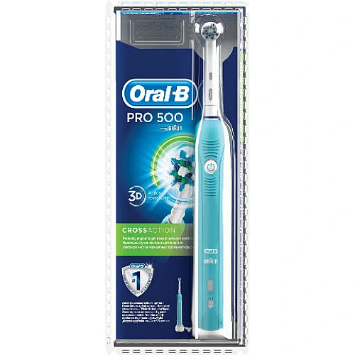 אורל בי בראון PRO 500 מברשת שיניים חשמלית 3D - מבית Oral B