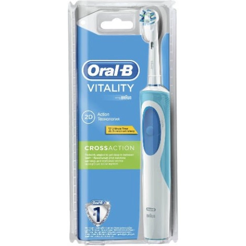 אורל בי ויטליטי קרוס אקשן מברשת שיניים חשמלית נטענת - מבית Oral B