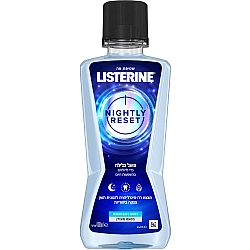 ליסטרין שטיפת פה נייטלי ריסט פועל בלילה בטעם מעודן 400 מ"ל - מבית LISTERINE