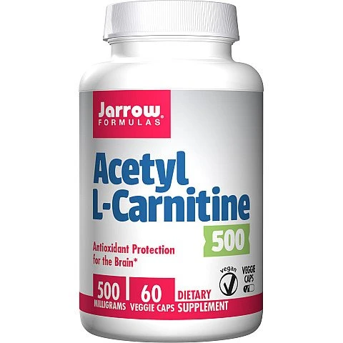 אצטיל ל-קרניטין 500 מ"ג - 120 כמוסות - מבית Jarrow Formulas אצטיל ל-קרניטין 500 מ"ג - 120 כמוסות - מבית Jarrow Formulas