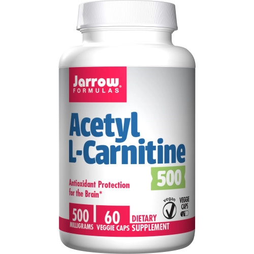 אצטיל ל-קרניטין 500 מ"ג - 120 כמוסות - מבית Jarrow Formulas