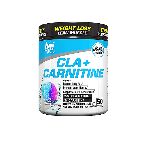 שורפי שומן ל-קרניטין + CLA  בי פי אי 300 גרם - טעם ברד פירות - מבית BPI Sport