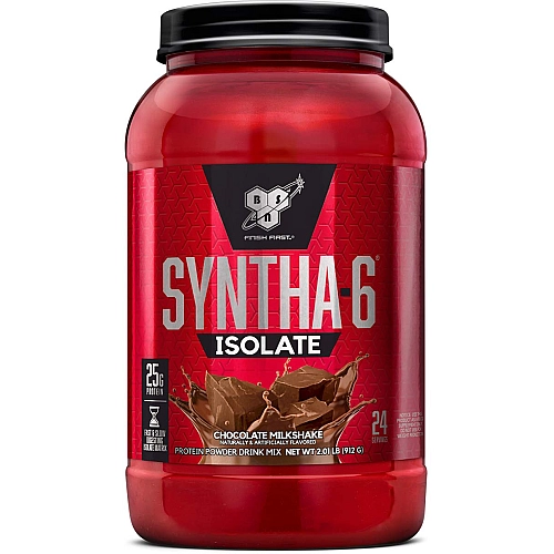 סינטה 6 אבקת חלבון איזולט ISOLATE SYNTHA 6 בטעם שוקולד 912 גרם - מבית BSN