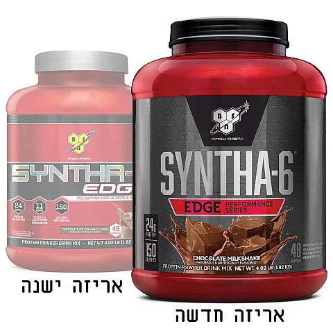 סינטה 6 אבקת חלבון ביצה Edge SYNTHA 6 בטעם שוקולד 1.82 ק"ג - מבית BSN סינטה 6 אבקת חלבון ביצה Edge SYNTHA 6 בטעם שוקולד 1.82 ק"ג - מבית BSN