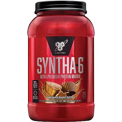 סינטה 6 אבקת תשלובת חלבונים SYNTHA 6 טעם שוקולד חמאת בוטנים 1.32 ק"ג - מבית BSN