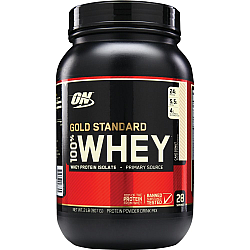 אבקת חלבון Whey מי גבינה אופטימום גולד סטנדרט 907 גרם טעם מאלט שוקולד - מבית Optimum Nutrition