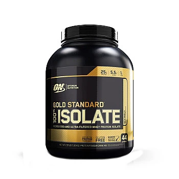 אבקת חלבון איזולאט אופטימום גולד סטנדרט ISOLATE טעם וניל 1.32 ק"ג - מבית Optimum Nutrition