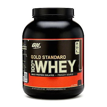 אבקת חלבון מי גבינה Whey אופטימום גולד סטנדרט טעם תות שדה 2.27 ק"ג - מבית Optimum Nutrition
