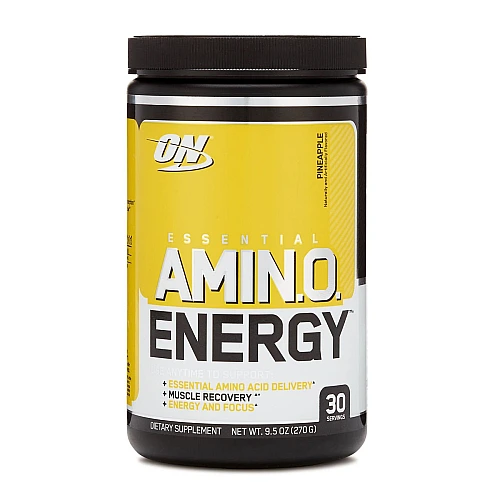 אמינו אנרג'י אבקת חומצות אמינו ממריץ טעם אננס 270 גרם - מבית Optimum Nutrition