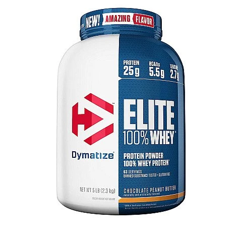 אבקת חלבון וואי אליט דיימטייז Whey Elite בטעם שוקולד חמאת בוטנים 2.3 ק"ג - מבית Dymatize Nutrition אבקת חלבון וואי אליט דיימטייז Whey Elite בטעם שוקולד חמאת בוטנים 2.3 ק"ג - מבית Dymatize Nutrition