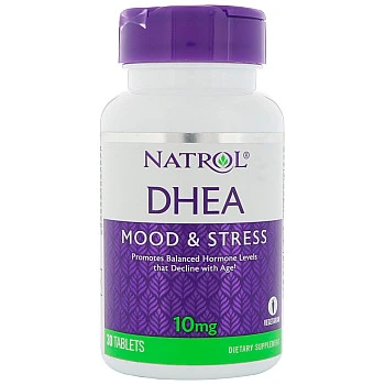 DHEA המינון 10 מ"ג בתוספת סידן - 30 טבליות מבית NATROL