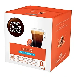 קפסולות לונגו נטול קפאין נסקפה דולצ'ה גוסטו - 16 קפסולות - מבית Nescafe Dolce Gusto