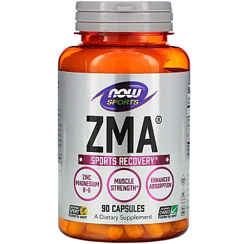 ZMA התאוששות שרירים - תכולה 90 כמוסות - מבית NOW FOODS