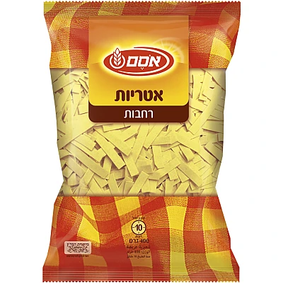 אסם אטריות רחבות - 400 גרם