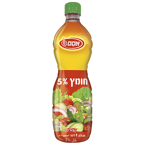 אסם חומץ 5% עסיס - 1 ליטר