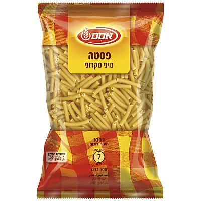 אסם פסטה מיני מקרוני - 500 גרם