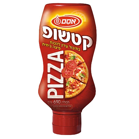 אסם קטשופ פיצה 690 גרם אסם קטשופ פיצה 690 גרם