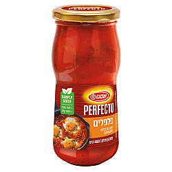 אסם רוטב עגבניות פרפקטו עם פלפלים לשקשוקה 400 גרם