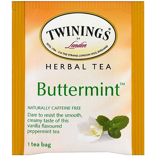 טווינינגס תה צמחים חמאה נענע 20 שקיקי - מבית Twinings