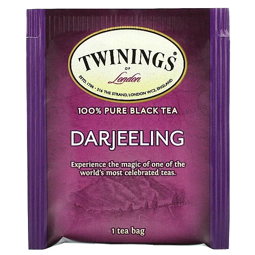 תה הודי טווינינגס דארג'ילינג Darjeeling בשקיות 50 יחידות - מבית Twinings