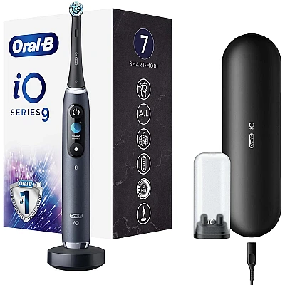 אורל בי iO9 מברשת שיניים חשמלית צבע שחור - מבית Oral B