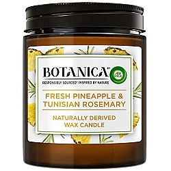 איירוויק בוטניקה נר ריחני בניחוח אננס ורוזמרין 205 גרם - מבית Air Wick 