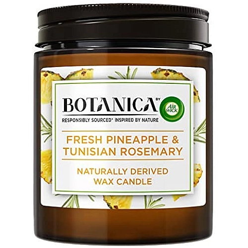 איירוויק בוטניקה נר ריחני בניחוח אננס ורוזמרין 205 גרם - מבית Air Wick