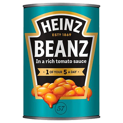 היינץ שעועית אפויה ברוטב עגבניות 415 גרם - מבית Heinz היינץ שעועית אפויה ברוטב עגבניות 415 גרם - מבית Heinz