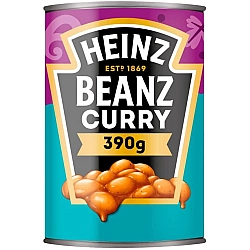 היינץ שעועית אפויה ברוטב עגבניות קארי 390 גרם - מבית Heinz