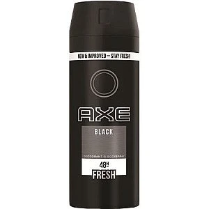 אקס חדש דאודורנט ספריי גוף גבר בלאק - מבית AXE