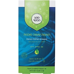 מגע המשי רצועות שעווה מוכנות מועשרות באלוורה טבעית 16 יחידות