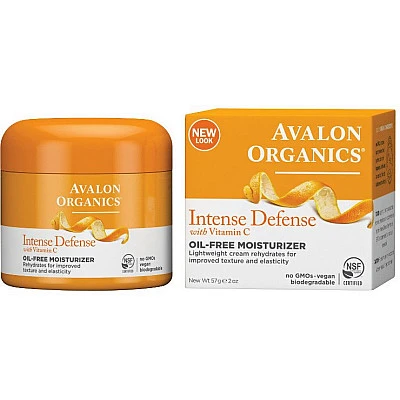 קרם לחות לפנים מעורר ויטמין C נטול שומן אבלון אורגניקס 57 גרם - מבית Avalon Organics