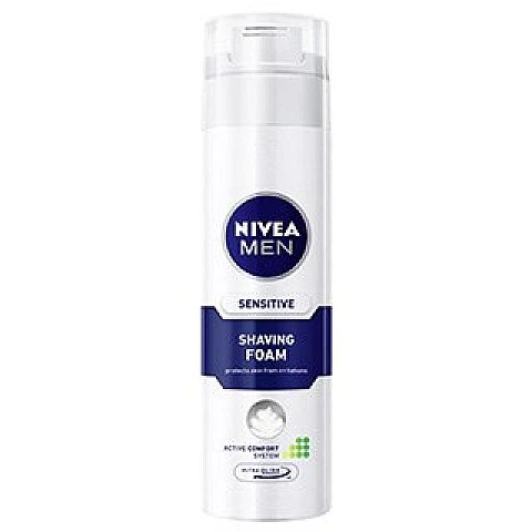 קצף גילוח עם לחות ניוואה 200 מ"ל- מבית NIVEA