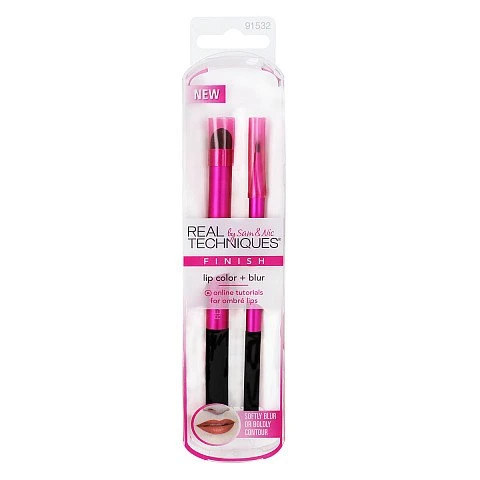 ריל טכניקס זוג מברשות שפתיים Real Techniques Lip Color + Blur ריל טכניקס זוג מברשות שפתיים Real Techniques Lip Color + Blur